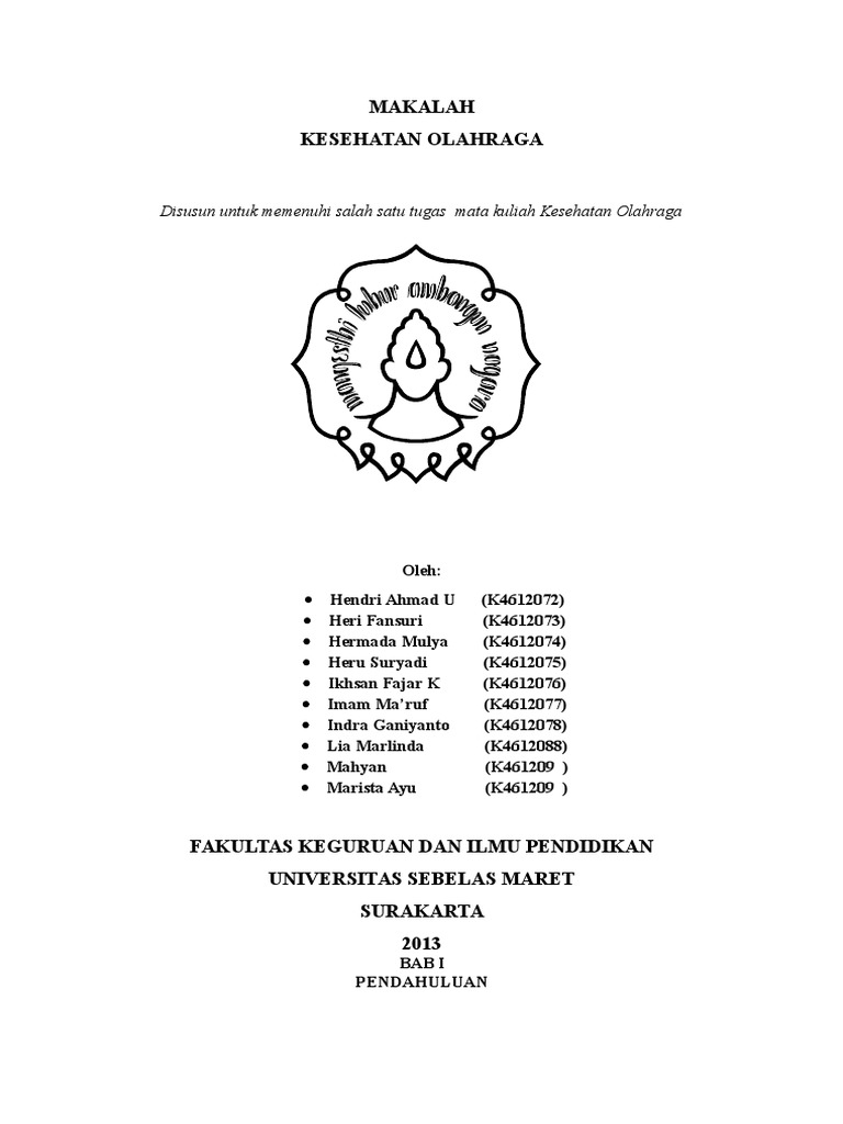 Makalah Kesehatan Olahraga