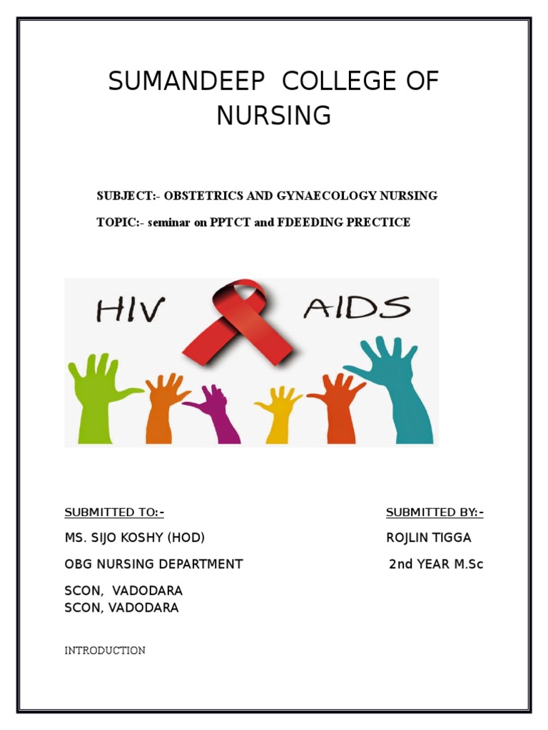 HIV Seminar | PDF | Hiv/Aids | Breastfeeding