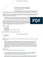 Sample Distance Education Policy & Contract Language: Matters To Address