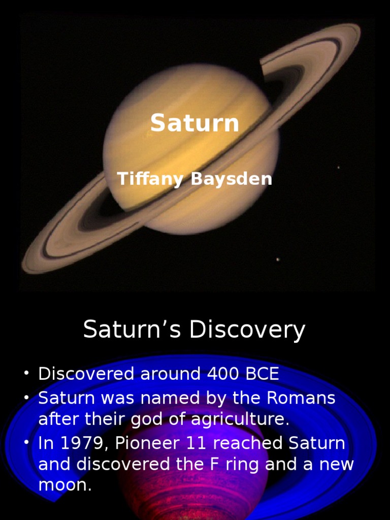 Saturn | PDF