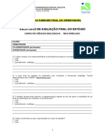 Relatório de Avaliação Final Do Estágio