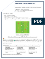 Ball Control and Turning Football Resource Card