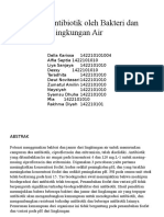 Degradasi Antibiotik Oleh Bakteri Dan Jamur Dari Lingkungan Air