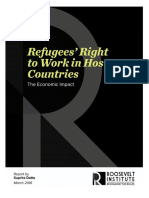 Refugees' Right To Work in Host Countries: The Economic Impact