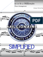'Who wants to be a Millionaire' Piano Arrangement, Simple Version