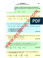 Statistics Probability MCQ