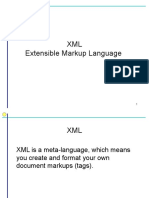 XML Extensible Markup Language