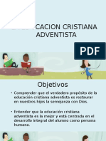 Educacion Adventista - Tema 1