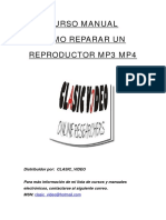 Manual Reparacion Reproductor Mp3 y Mp4
