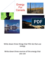 Energy For Canada