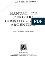 Bidart Campos MANUAL DE DERECHO CONSTITUCIONAL ARGENTINO