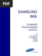 Samsung DCS 816 Programming Manual Version 2