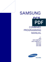 Samsung DCS 816 Programming Manual Version 2