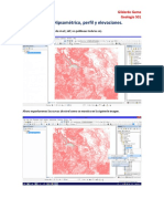 Mapa hipsométrico ArcGIS