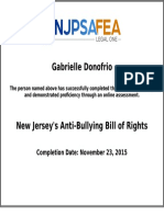 Anti-Bullying Bill of Rights