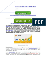 Cara Mengatasi Product Activation Failed Microsoft Office 2010