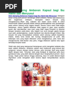 Download Efek Samping Ambeven Kapsul Bagi Ibu Hamil Dan Menyusui by wawan wijanarko SN305797348 doc pdf