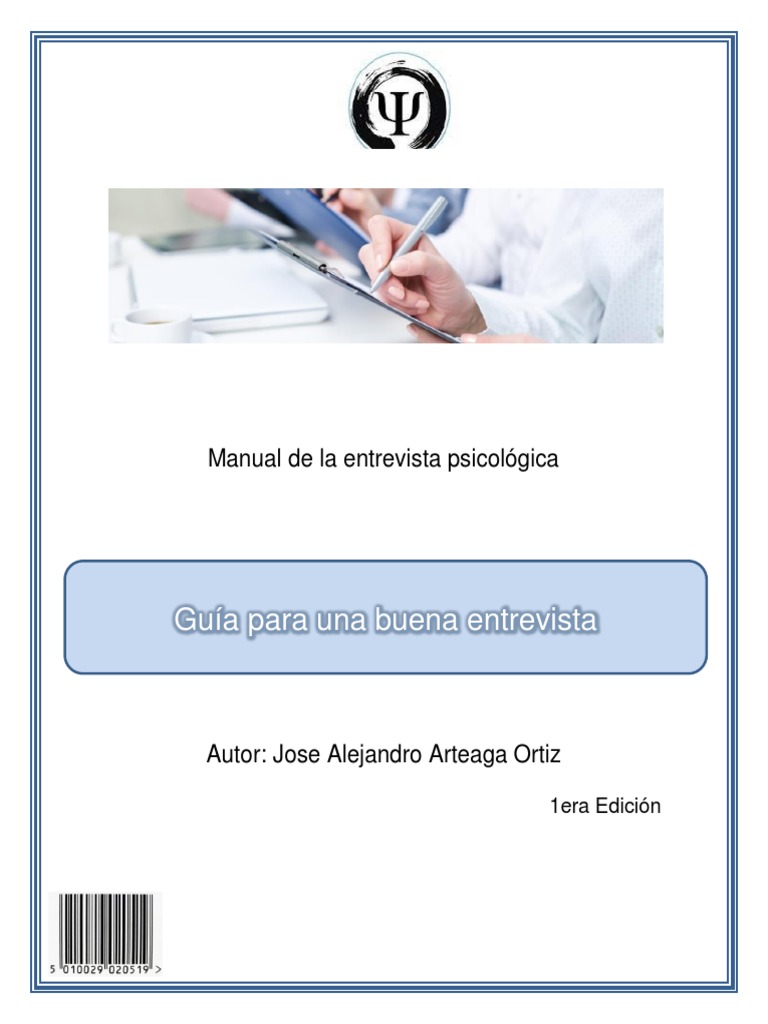 Manual de La Entrevista Psicológica