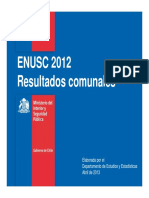 Ranking Comunal 2012