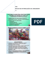 Atividades Lúdicas Na Estimulação Da Linguagem