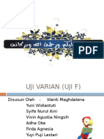 Presentation Uji Varian (Uji F)