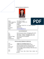 Daftar Riwayat Hidup