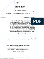 Cartas de Un Polaco Sobre La Política en Chile 1-11