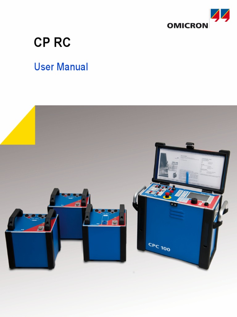 CP RC User Manual | PDF | High Voltage | Transformer