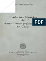 Evolucion Historica Del Pensamiento Parlamentario en Chile - Julio Heise
