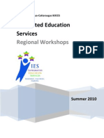 Integrated Education Services: Regional Workshops