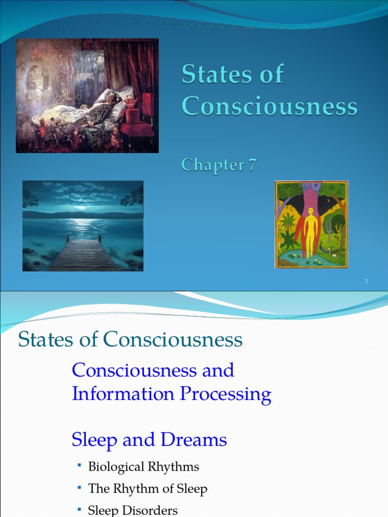 States of Consciousness PPT PDF Sleep Hypnosis