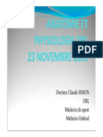 Anatomie Et Physiologie en ORL