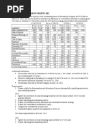 Advanced Accounting Part II Quiz 13 Intercompany Profits Long Quiz