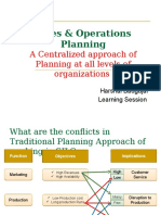 Sales & Operations Planning Process Overview