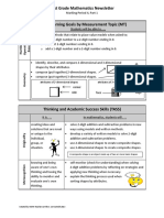 parent newsletter - first grade mathematics mp 4 part 1