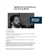 Una Frase Lapidaria de Lula Da Silva en 1988 Se Vuelve Viral en Brasil