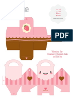 Valentines Cake Cake Box by Milkbun
