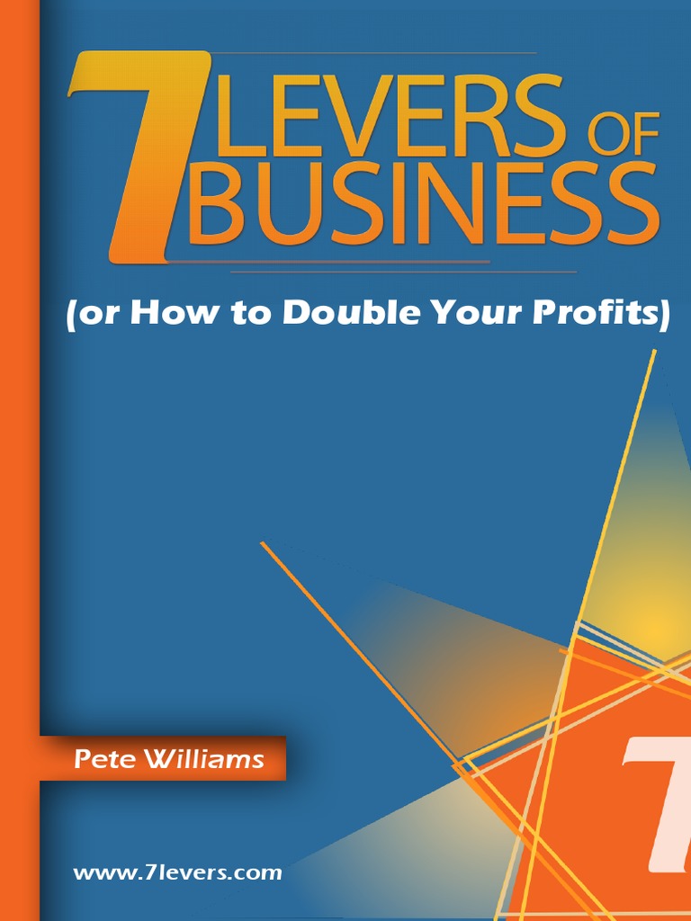 7 Levers Report PDF Profit (Accounting) Sales