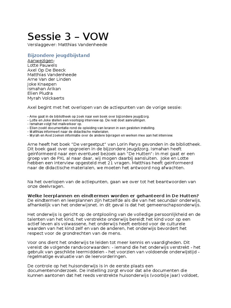 Verslag 3 | PDF