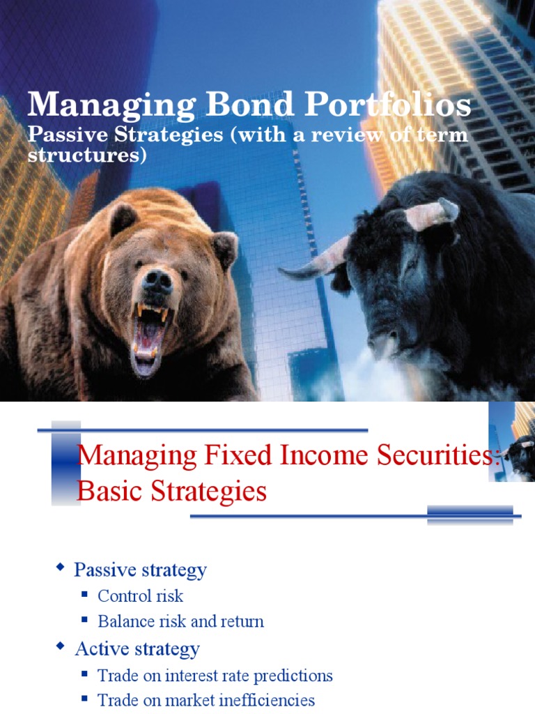 11Bond Portfolios I Bond Duration Bonds (Finance)