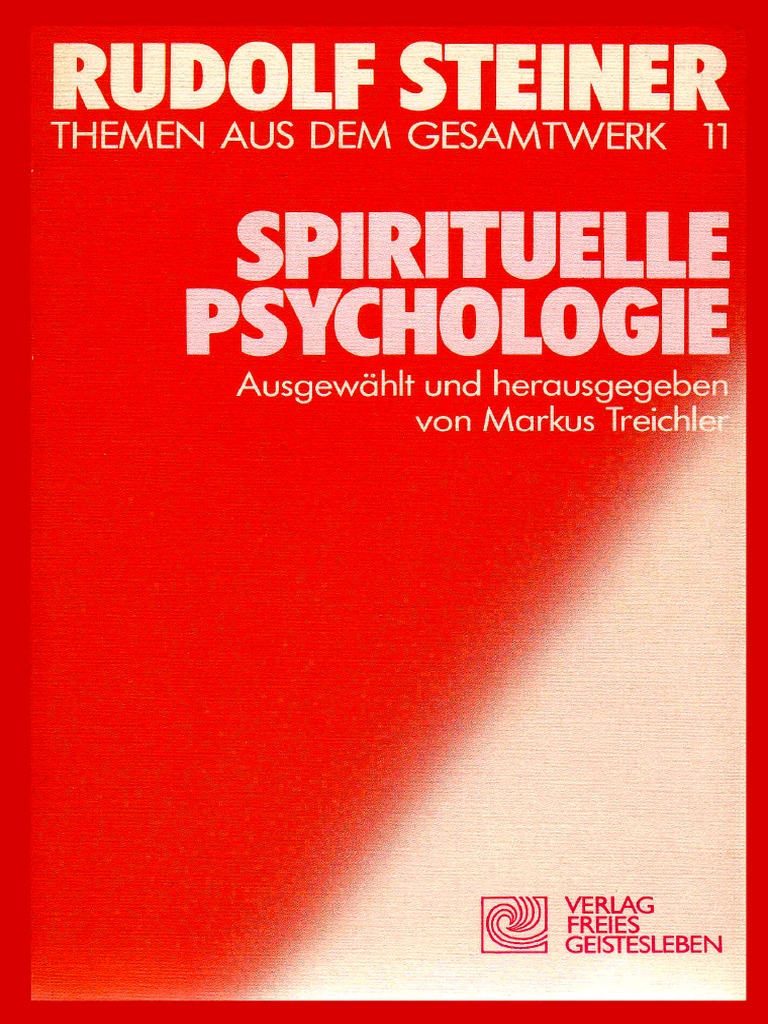 Rudolf Steiner Ttb 11 Spirituelle Psychologie - 