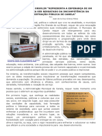 (2) Constantino Orsolin Representa a Esperança de Um Povo Que Anseia Ser Resgatado Da Incompetência Da Administração Pública de Canela