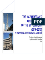 THE KAZAKHSTAN’S ARCHITECTURE OF THE 21st CENTURY (2010-2015) IN THE WORLD ARCHITECTURAL CONTEXT - The Album of typical examples by Dr. Konstantin I.Samoilov, 2016