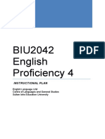 RI BIU2042 English Proficiency 4 Latest