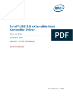Intel (R) USB 3.0 EXtensible Host Controller Driver - Bring Up Guide r1.03