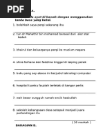 Contoh Surat Kiriman Tidak Rasmi