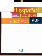 Español Con Juegos y Actividades. Nivel Elemental