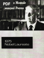Selected Poems of Eugenio Montale | PDF | Poetry