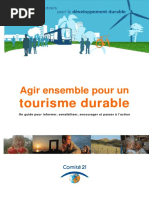  Agir Ensemble Pour Un Tourisme Durable