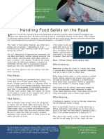 handling food safely on the road
